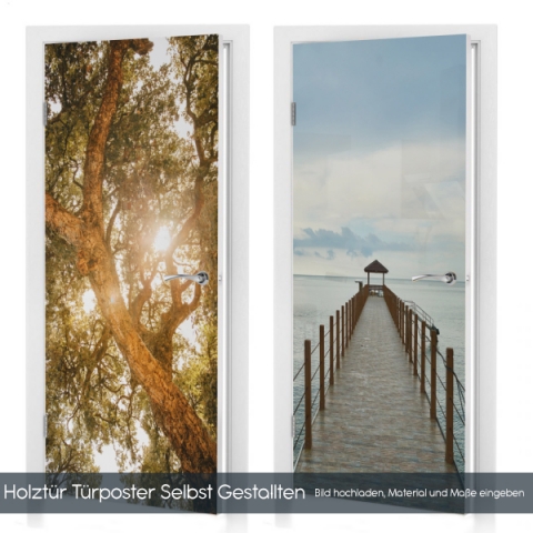 Preview: Holztür Türposter Selbst Gestalten Preview: Holztür Türposter Selbst Gestalten