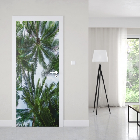 Preview: Türposter Palmen Preview: Türposter Palmen Maßanfertigung