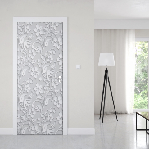 Preview: Türposter Floral Abstract Preview: Türposter Floral Abstract Maßanfertigung