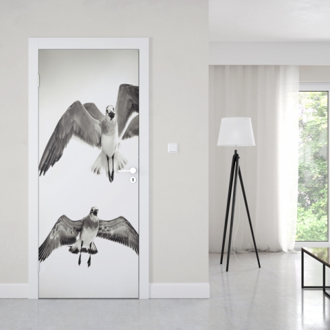 Preview: Türposter Möwen Preview: Türposter Möwen Maßanfertigung