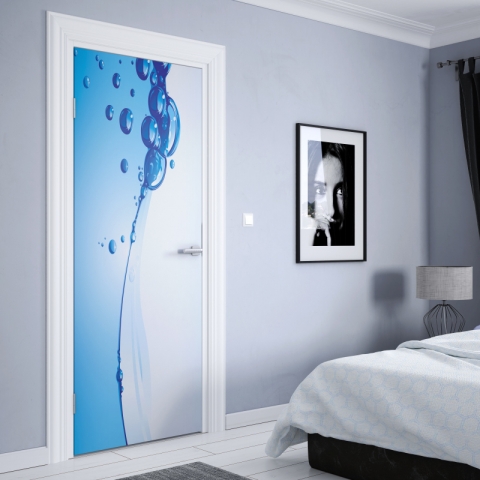 Preview: Türposter Wasser Splash Preview: Türposter Wasser Splash  nach maß