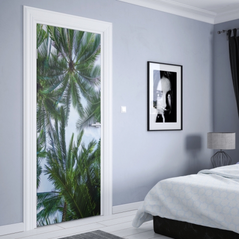 Preview: Türposter Palmen Preview: Türposter Palmen nach maß