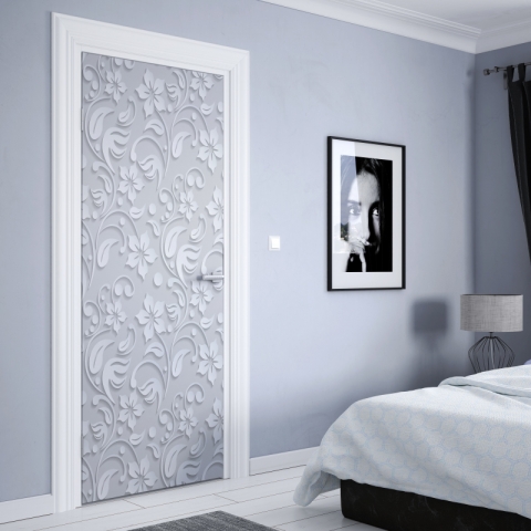 Preview: Türposter Floral Abstract Preview: Türposter Floral Abstract nach maß