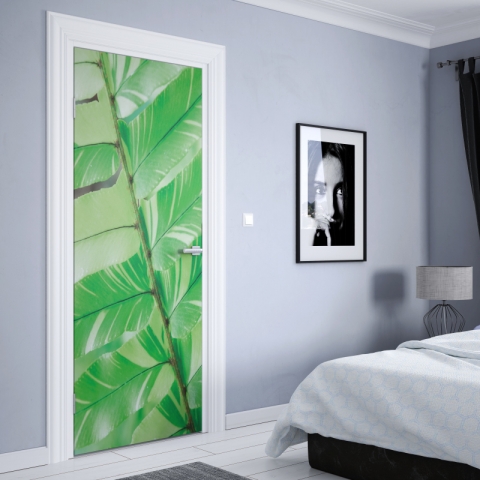 Preview: Türposter Pflanzenblatt Preview: Türposter Pflanzenblatt nach maß