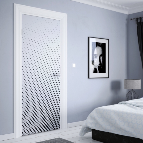 Preview: Türposter Punkte Abstrakt Preview: Türposter Punkte Abstrakt nach maß