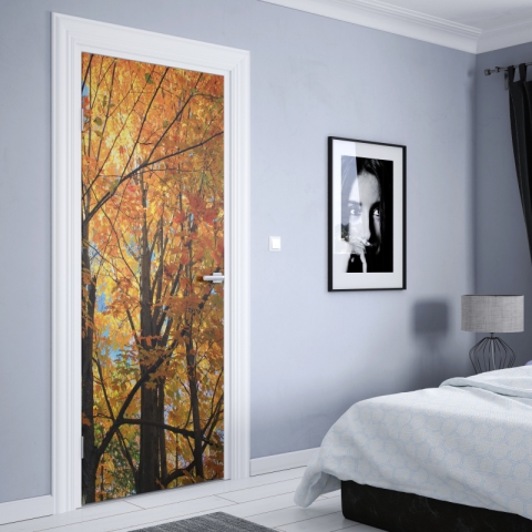 Preview: Türposter Herbst Bäume Preview: Türposter Herbst Bäume nach maß