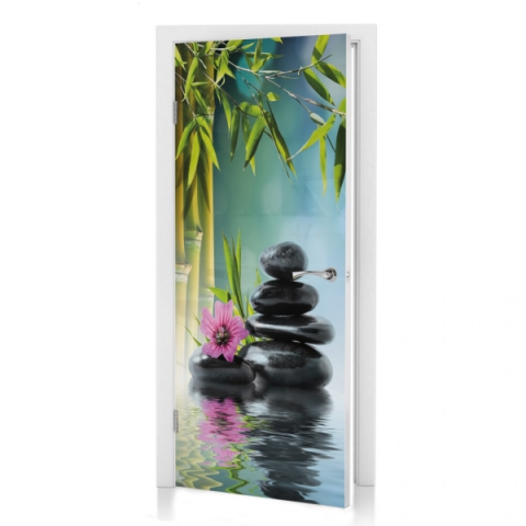 Preview: Türposter Wellness Oase Preview: Türposter Wellness Oase