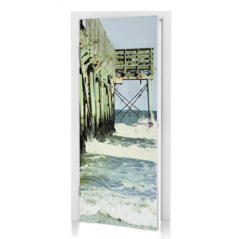 Preview: Türposter Stahlbrücke am Meer Preview: Türposter Stahlbrücke am Meer