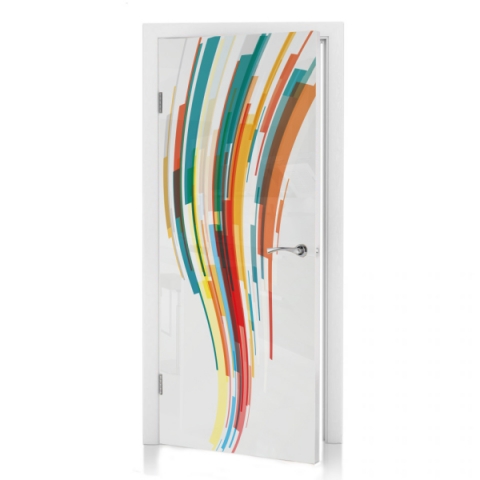 Preview: Türposter Abstrakte Regenbogen Preview: Türposter Abstrakte Regenbogen